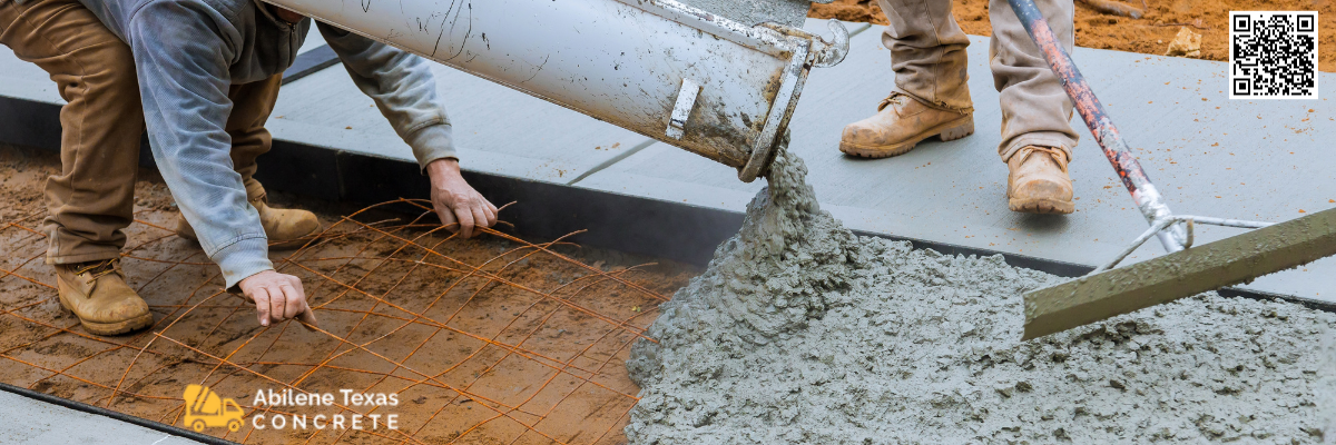 Pouring stamped concrete in Clearwater.