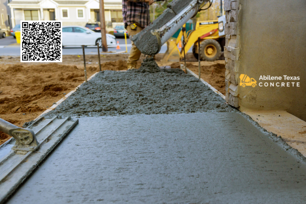 A thick residential concrete driveway in Clearwater, FL.