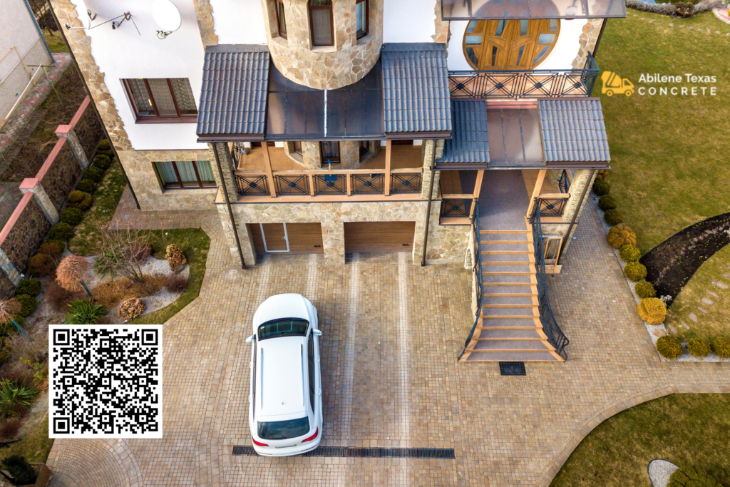 A home with Clearwater concrete driveway.